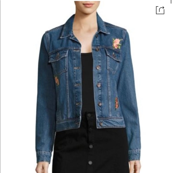 PAIGE
Rowan Embroidered Denim Jacket In Rosemont Patch - Picture 7 of 16
